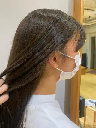 カラー 大人可愛い♡コテ巻き パーマ🌼杉田 萌恵のヘアスタイル