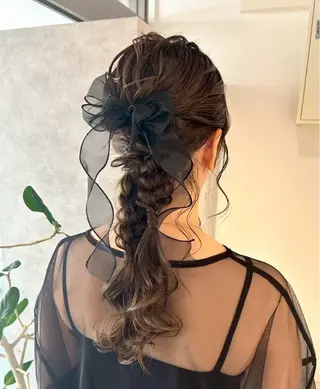 ヘアアレンジ moon/髪質改善/ ブリーチ/レイヤー☪のヘアスタイル