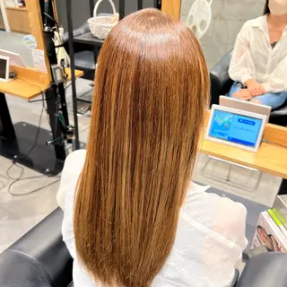 ロング カラー 畑中 香穂のヘアスタイル