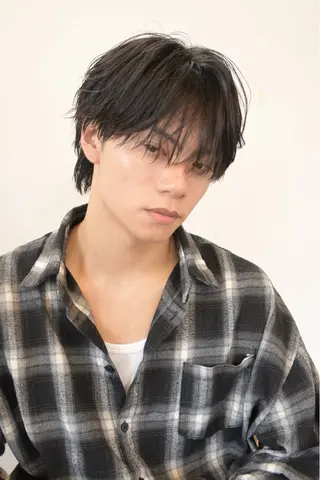 ショート メンズ シャドウパーマ No.1うえちりくのヘアスタイル
