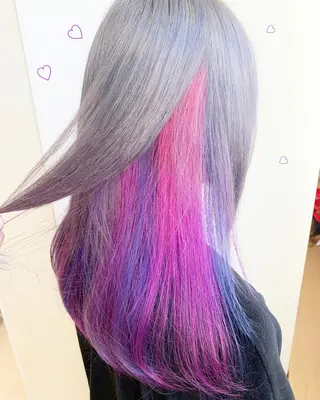 セミロング カラー 新宿駅近♡個室 ♡関口三都季🌜のヘアスタイル