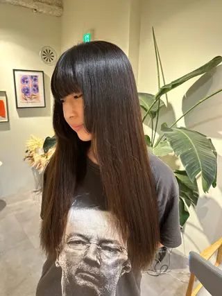 ロング HANAME 原宿美容室のヘアスタイル