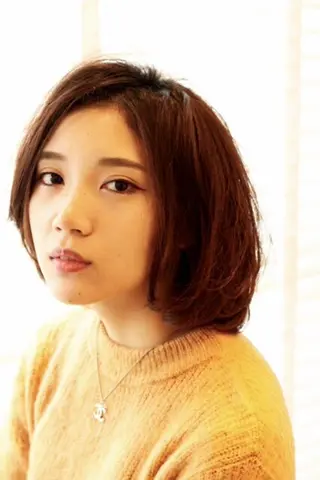 ミディアム カラー BANDE 水崎 悟のヘアスタイル
