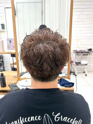 パーマ メンズ メンズパーマ/ウルフ /似合わせカット滉一のヘアスタイル