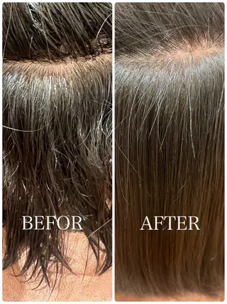 ミディアム パーマ 穂乃香 BEAUTRIUMのヘアスタイル