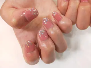 ネイル はばすみれ🎀ﾈｲﾙ 光ﾌｪｲｼｬﾙ ﾍｱのネイルデザイン