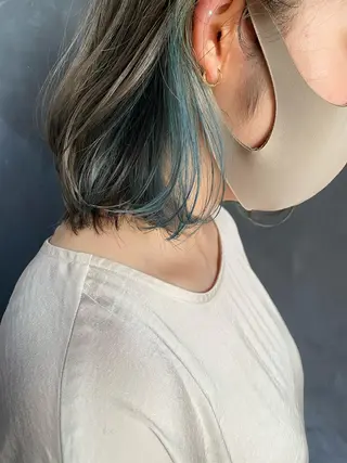 ミディアム 西尾 隆介のヘアスタイル