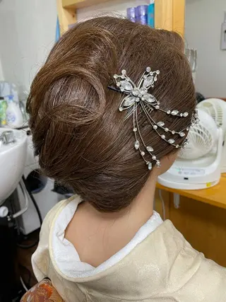 ロング 池谷 久美子のヘアスタイル