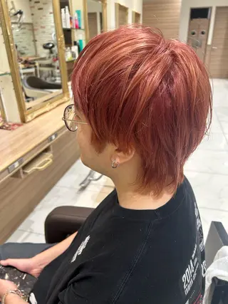 カラー メンズ パーマ/ハイトーン 🌀中川航亜🌀のヘアスタイル