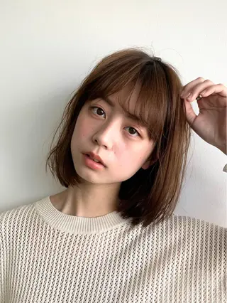 ショート カラー 🌿似合わせ透明感 カラー松本朋幸🌿のヘアスタイル