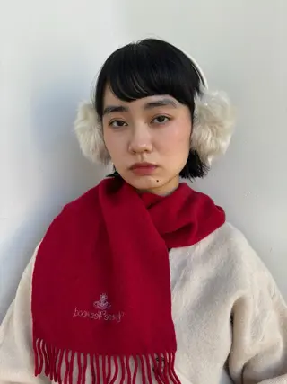 ショート カラー ブリーチなしカラー/ パーマ/おとは🦖♡のヘアスタイル