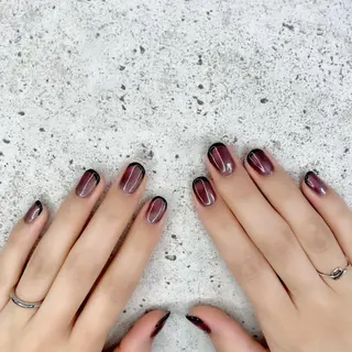 ショート カラー パーマ ヘアアレンジ メンズ キッズ ネイル マツエク・マツパ Salon Ｋのネイルデザイン