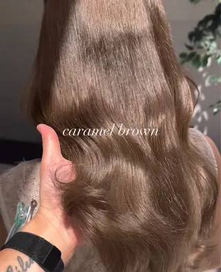 ロング IVE所属・ダブルカラー🤍 髪質改善／原島のヘアスタイル