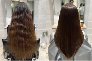 パーマ 艶髪酸性ストレート /髪質改善/寺田警二のヘアスタイル