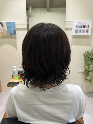 ミディアム カラー ゆ う あのヘアスタイル