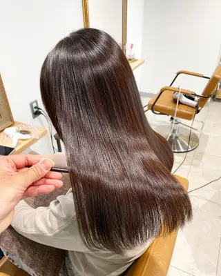セミロング カラー パーマ 過去一の柔髪ヘア 🌿einshairのヘアスタイル