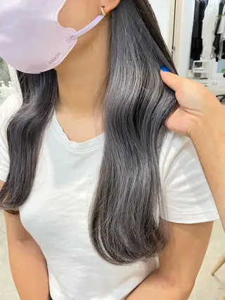 ロング 表参道ミディアム レイヤー山岸季生のヘアスタイル