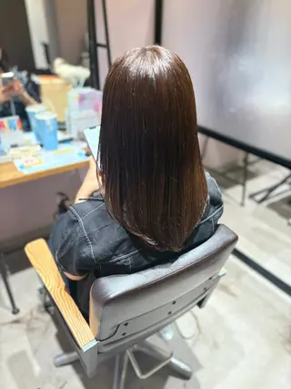 セミロング 作野 潮織のヘアスタイル