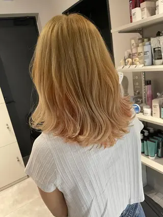 ミディアム カラー ブリーチ👩🦳/ ✂︎MANAMIのヘアスタイル