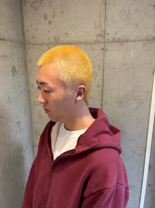 メンズ 🌝ぷる艶ハイトーン 柔らかヘア🍅まあやのヘアスタイル