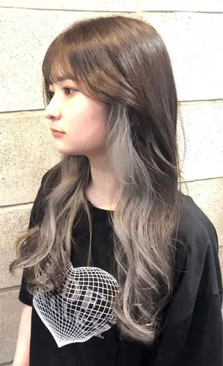 ロング 菊池 幹のヘアスタイル