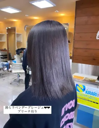 ミディアム カラー ヘアアレンジ 川上 麻梨阿のヘアスタイル