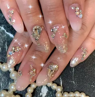 ネイル glitter na ils AYAのネイルデザイン