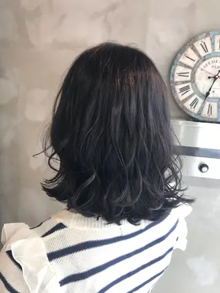 ミディアム カラー Rayt hair レイトヘアーのヘアスタイル