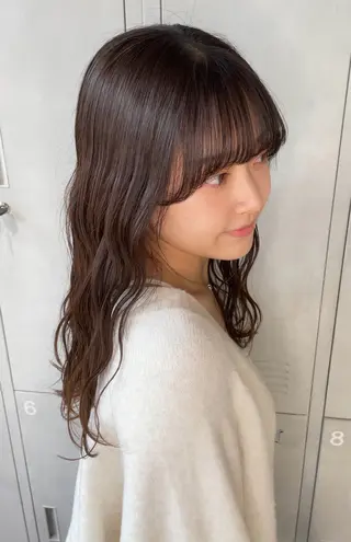 セミロング 黒田 優里 🎀🫧のヘアスタイル