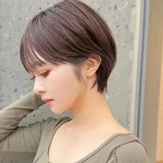 ショート カラー 白髪ぼかし特化 三澤はるかのヘアスタイル