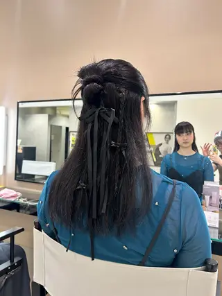 セミロング ヘアアレンジ 👔ボブ﹨髪質改善 ストレート🩳ももかのヘアスタイル