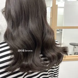 ロング カラー 柔らかオリーブ🌿 HIMARI🌻のヘアスタイル