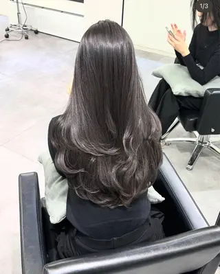 ロング カラー AHNKISM所属・髪質改善/艶カラー HANAのヘアスタイル