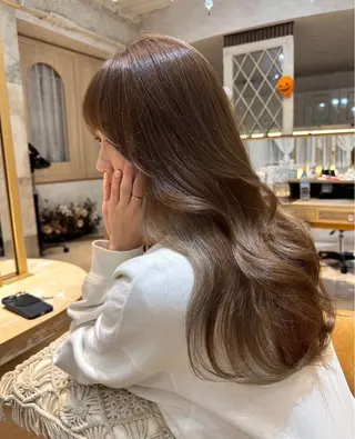 ロング 似合わせカラーの達人 ダブルカラー/森栄範のヘアスタイル