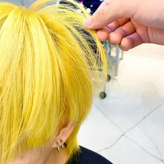 ショート カラー メンズ 艶髪と透明感を ‼️/若林のヘアスタイル
