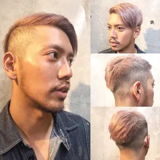 ショート カラー メンズ 及川 光のヘアスタイル