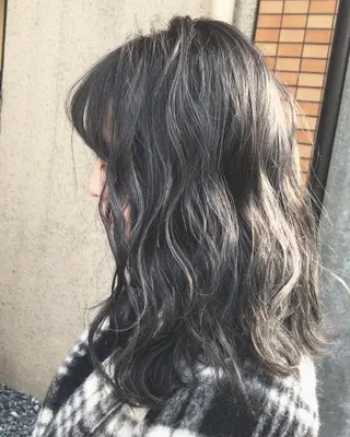 セミロング カラー ヘアアレンジ 縮毛矯正 髪質改善寺坂雄飛💐のヘアスタイル