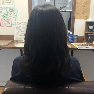 セミロング つばた みゆ🦋のヘアスタイル