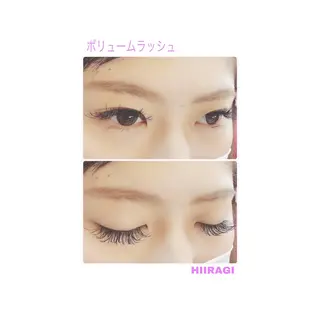 マツエク・マツパ 美容室 HIIRAGIのマツエク・マツパデザイン