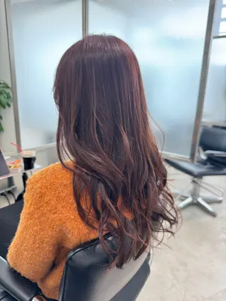 ロング カラー 梅田茶屋町ヘッドスパ ＆艶カラー　Rihoのヘアスタイル