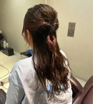 ロング 阿部 祥大のヘアスタイル