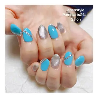 ミディアム ネイル 👑enen style👑のネイルデザイン