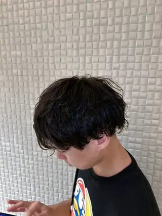 パーマ メンズ 艶カラー/ よしみ🥣のヘアスタイル