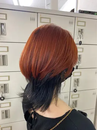 ミディアム コテ巻き風パーマ 🦋にこ🦋のヘアスタイル