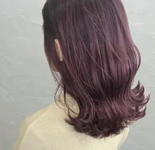 ミディアム カラー est hair &beautyのヘアスタイル