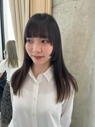 ロング カラー サソウ ユリエ🥥のヘアスタイル