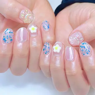 ネイル いちごパフェ ゆいのネイルデザイン