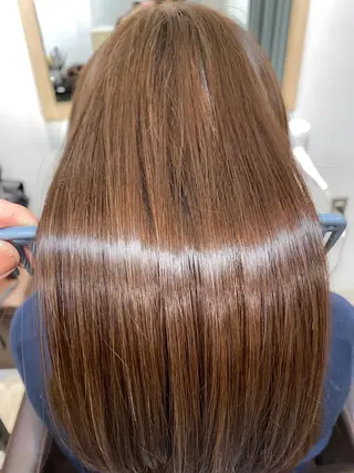 ロング デジタルパーマ💫/ 似合わせカット✂️のヘアスタイル