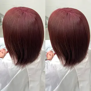 カラー ヘアメ🎀推しカラー 🥣横浜/しほ🧸のヘアスタイル