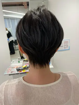 ショート 髪質改善カラー✨質感 ショート✨石山航のヘアスタイル